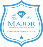 Major Magánnyomozó Iroda logó